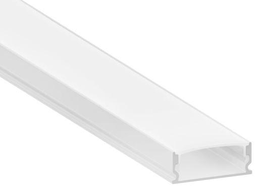 Профіль LED накладний АЛ-95 Білий з розсіювачем L-2000  мм, фото 1