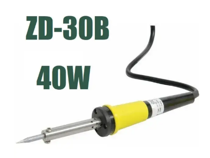 Паяльник ZD-30CN 40W, з керамічним нагрівачем, фото 1