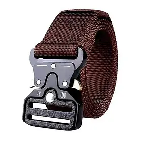 Тактичний ремінь Assault Belt з металевою пряжкою 125 см Brown (7_01662)