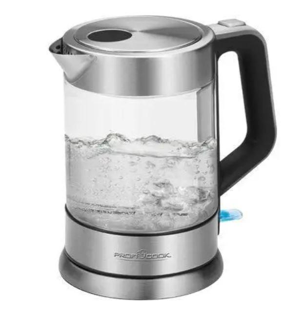 Електрочайник скляний ProfiCook PC-WKS 1107, фото 1
