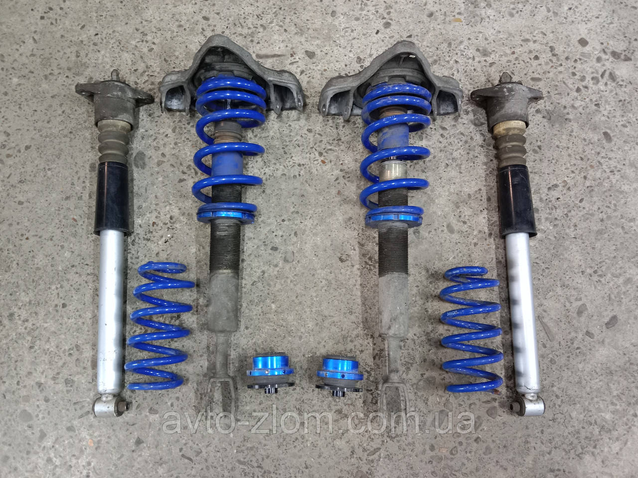 Амортизатори із регулюванням Audi A4 B6, B7. Ауді А4 Б6, Б7.