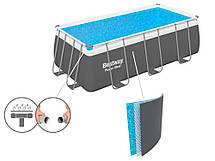 Каркасний басейн Bestway 56442 розмір 412x201x100 см, об'єм 6478 л, пісочний фільтр-насос, драбина, фото 6