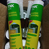 Універсальний еластичний силіконовий герметик TKK CLASSIC SILICONE Чорний, фото 3