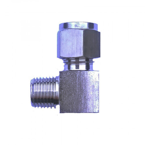 Цанговий фітинг кутової перехідної (різь 1/4-обтискач 8 мм)