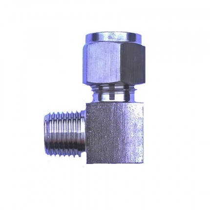 Цанговий фітинг кутової перехідної (різь 1/4-обтискач 8 мм), фото 1