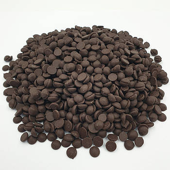 Глазур кондитерська краплі чорні термостійкі Caribe 500 г (розвіс)