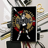 Блокнот рок группа AC/DC