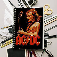 Блокнот рок группа AC/DC