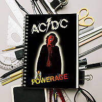 Блокнот рок группа AC/DC
