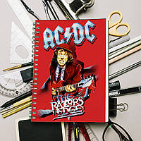 Блокнот рок группа AC/DC