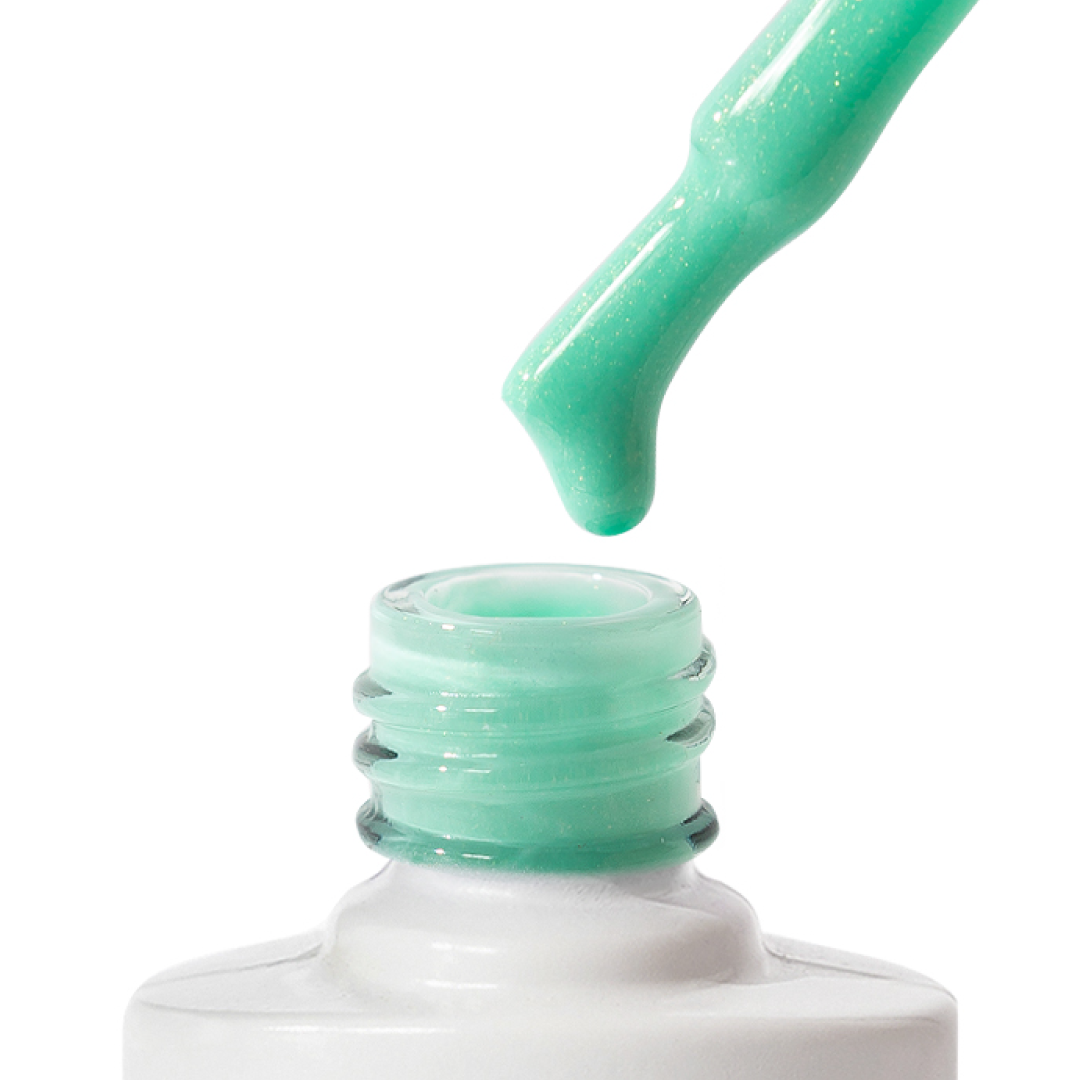 Гель-лак Nice for you Shimmer Cool 158-С Салатовий 8.5 г
