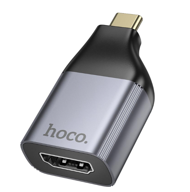 Адаптер Hoco UA33 з Type-C на HDMI, сірий