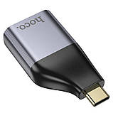 Адаптер Hoco UA33 з Type-C на HDMI, сірий, фото 6