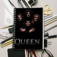 Блокнот рок группа Qeen / Freddie Mercury / рок группа Квин / Фредди Меркури