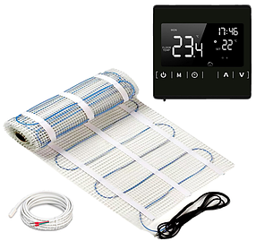 Нагрівальний мат MEXELL (0,5 м2) 75Вт з терморегулятором Ecoset 1822