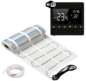 Нагрівальний мат MEXELL (0,5 м2) 75Вт з терморегулятором Ecoset 1823 Wi-Fi