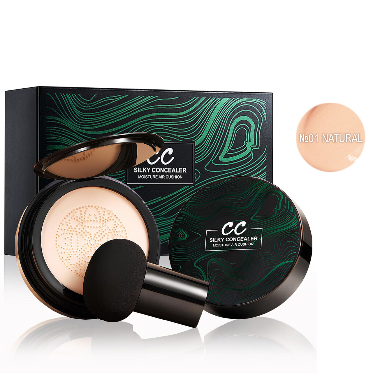 СС-кушон SADOER Silky Concealer Moisture Air No01 Natural 20 г