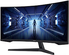 Монiтор Samsung 34" Odyssey G5 (LC34G55TWWIXCI) VA Black Curved, фото 4