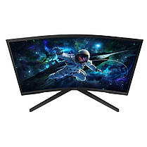 Монiтор Samsung 27" Odyssey G5 S27CG550 Black (LS27CG550EIXCI) VA Black Curved 165Hz, фото 5