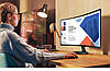 Монiтор Samsung 24" Essential S3 LS24D360 (LS24D360GAIXCI) VA Black Curved 100Hz, фото 9