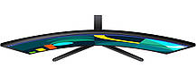 Монiтор Samsung 27" Essential S3 LS27D366 (LS27D366GAIXCI) VA Black Curved 100Hz, фото 6