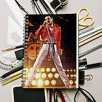 Блокнот рок группа Qeen / Freddie Mercury / рок группа Квин / Фредди Меркури