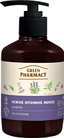 Ніжне інтимне мило Шавлія 370 мл Зелена Аптека