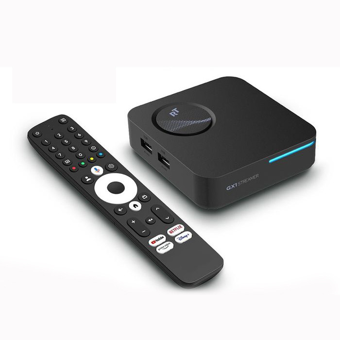 Смарт ТВ Приставка RockTek GX1 4/32 ГБ Realtek RTD1325 WiFi6 Netflix, фото 1