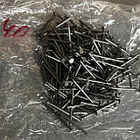 Цвяхи будівельні 2х40 мм високоякісні сталеві без покриття з пласкою головкою гладкий стержень DIN 1151, фото 10