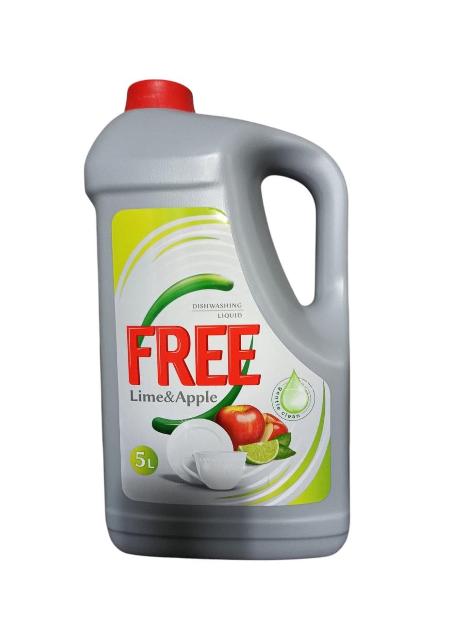 Засіб для миття посуду Free Лимон