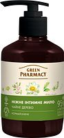 Ніжне інтимне мило Чайне дерево антибактеріальне 370 мл Зелена Аптека