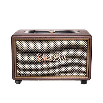 Портативна міні-колонка OneDer D6 коричнева D6BR