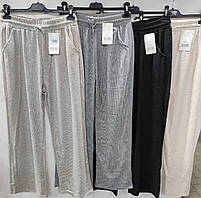 Штани в рубчик жіночі оптом, M-3XL рр.,  № Si-ASHP-9112, фото 2