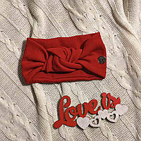 Пов'язка нарядна 42-52 в рубчик червона