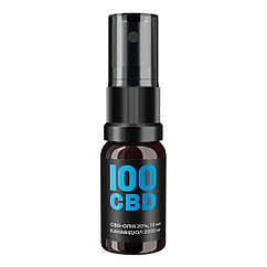 CBD-олія (канабідіол), 34 мг КБД, смак лимона, 10 мл, 100 PERCENT CBD