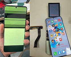 Заміна шлейфу (зелений дисплей) на Samsung S20 (G980, G981)