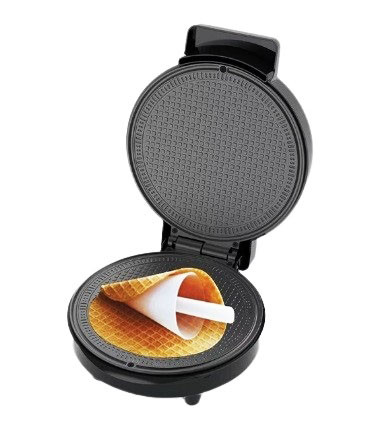 Вафельниця RAF R.2223 електровафельниця антипригарне покриття Чорний 1000 Вт, фото 1