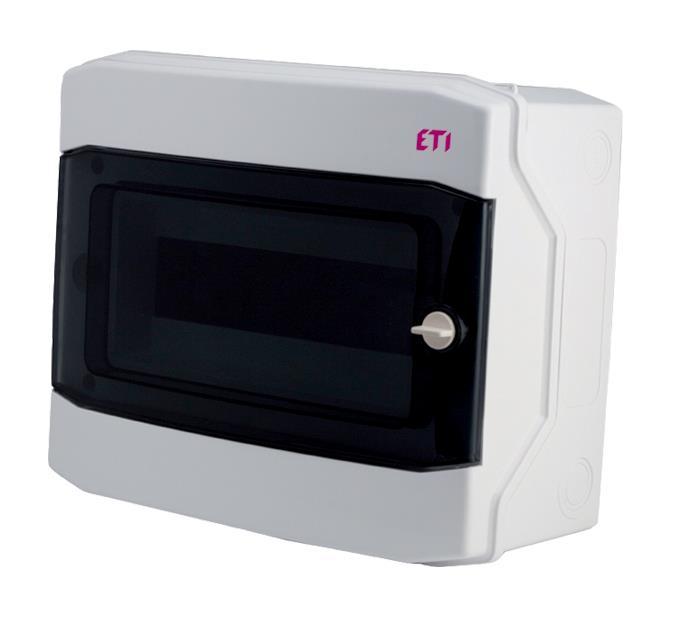 Пластиковий щит ETI, ECH 12PT (12 модулів, зовнішнього виконання IP65), фото 1