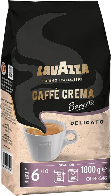 Оригінал! Кава в зернах Lavazza Caffe Crema Barista DELICATO 1000г Італія