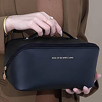 Косметичка з еко-шкіри | Органайзер кейс для косметики | Косметичка дорожня