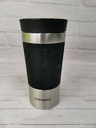 Термокухоль вакуумний із неіржавкої сталі 380 мл для кави та чаю Edenberg EB-632 Чорний