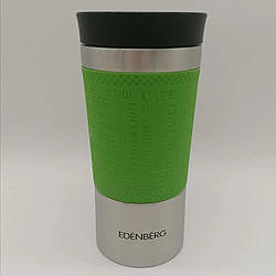 Термокухоль вакуумний із неіржавкої сталі 380 мл. для кави та чаю Edenberg EB-632 Салатовий