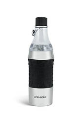 Термокружка-пляшка 2в1 з нержавійки 380мл Edenberg EB-634 Чорний