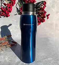 Термокухоль вакуумний із неіржавкої сталі 350 мл. для кави та чаю Edenberg EB-642 Синій