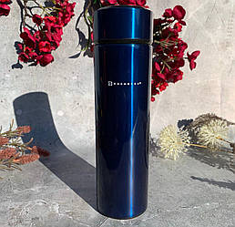 Термокружка з датчиком температури з нержавійки 500мл Edenberg EB-644 Синій