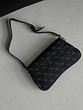 Сумка жіноча Гесс Noelle багет чорний, фото 6