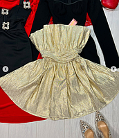 Золота блискуча сукня нова М-Л