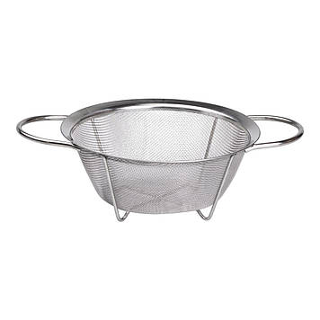 Друшляк з двома ручками 20 см дрібнокомірчаста сітка з нержавіючої сталі HP-19-2-20CM
