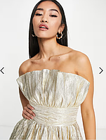 Золота блискуча сукня нова М-Л