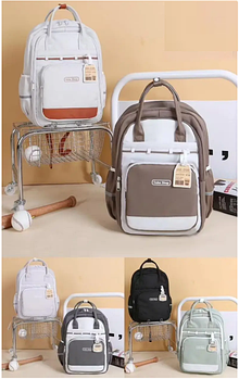 Рюкзак спортивний шкільний міський 45*30 см на блискавці з кишенею в різних кольорах Zhenya